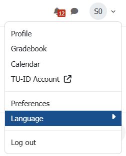 Screenshot Language Setting